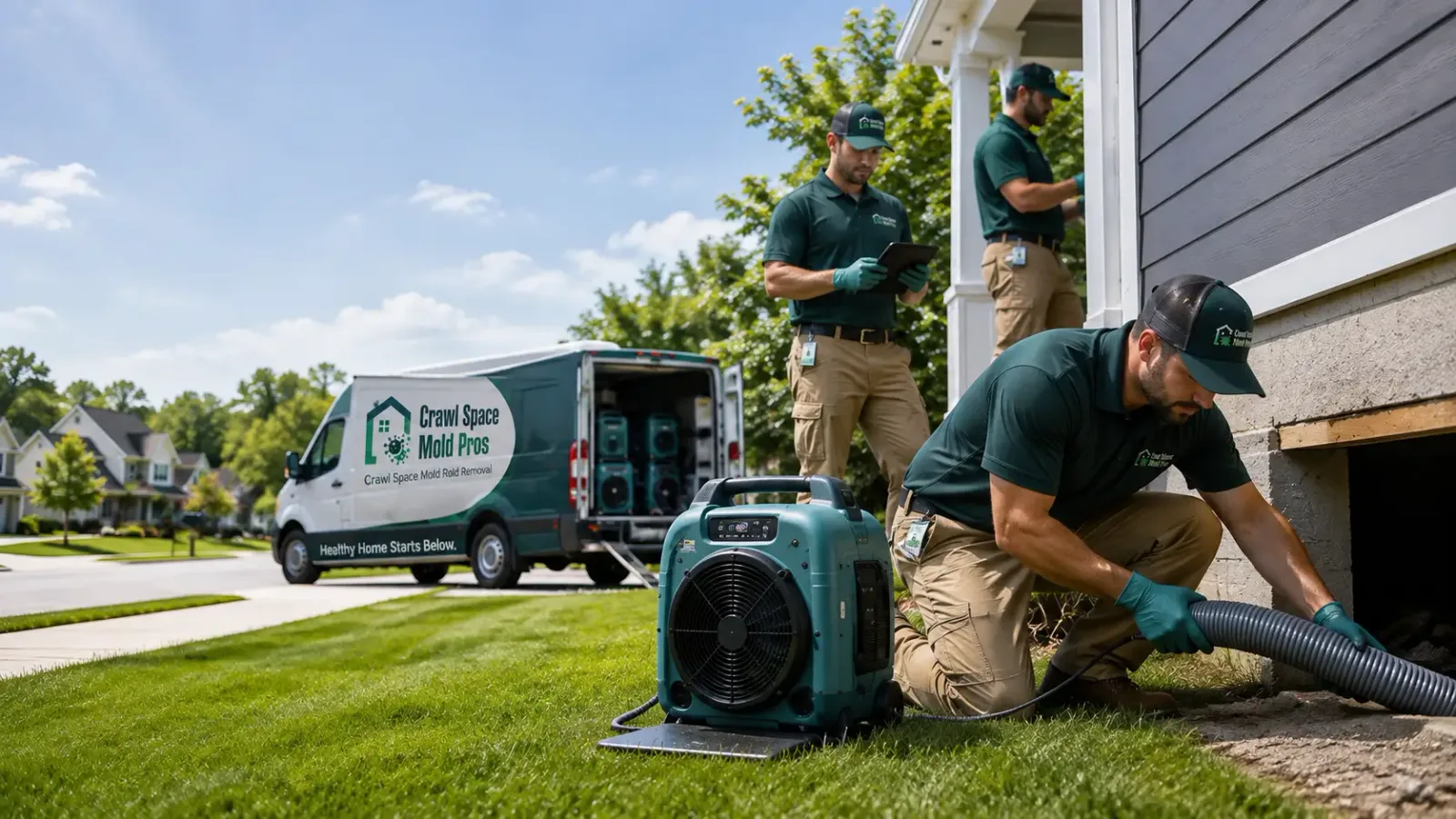 Crawl Space Mold Removal in Veedersburg, IN